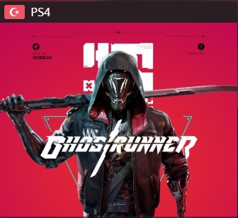 Ghostrunner PS4 (tr)