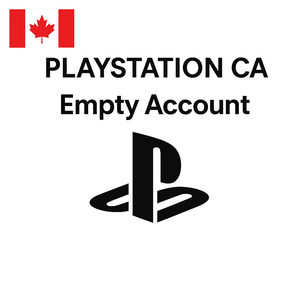 Play Station CA Empty Account